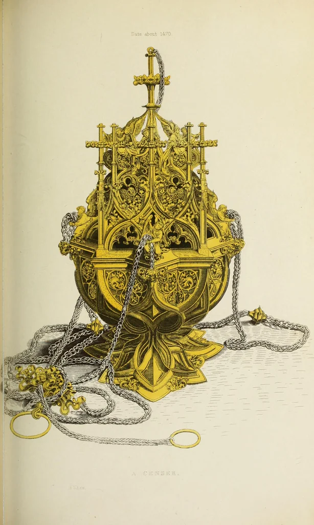 An illustration from Dresses and decorations of the Middle Ages, 1843, leaf 132