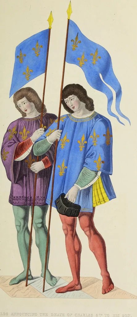 An illustration from Dresses and decorations of the Middle Ages, 1843, leaf 148