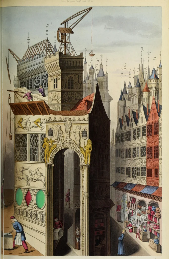An illustration from Dresses and decorations of the Middle Ages, 1843, leaf 160