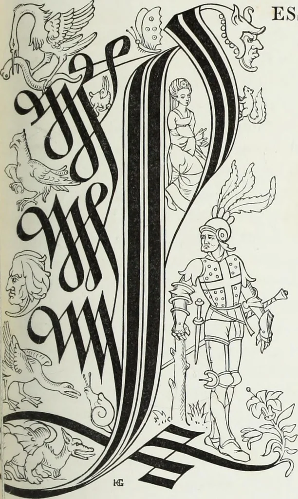 An illustration from Dresses and decorations of the Middle Ages, 1843, leaf 166