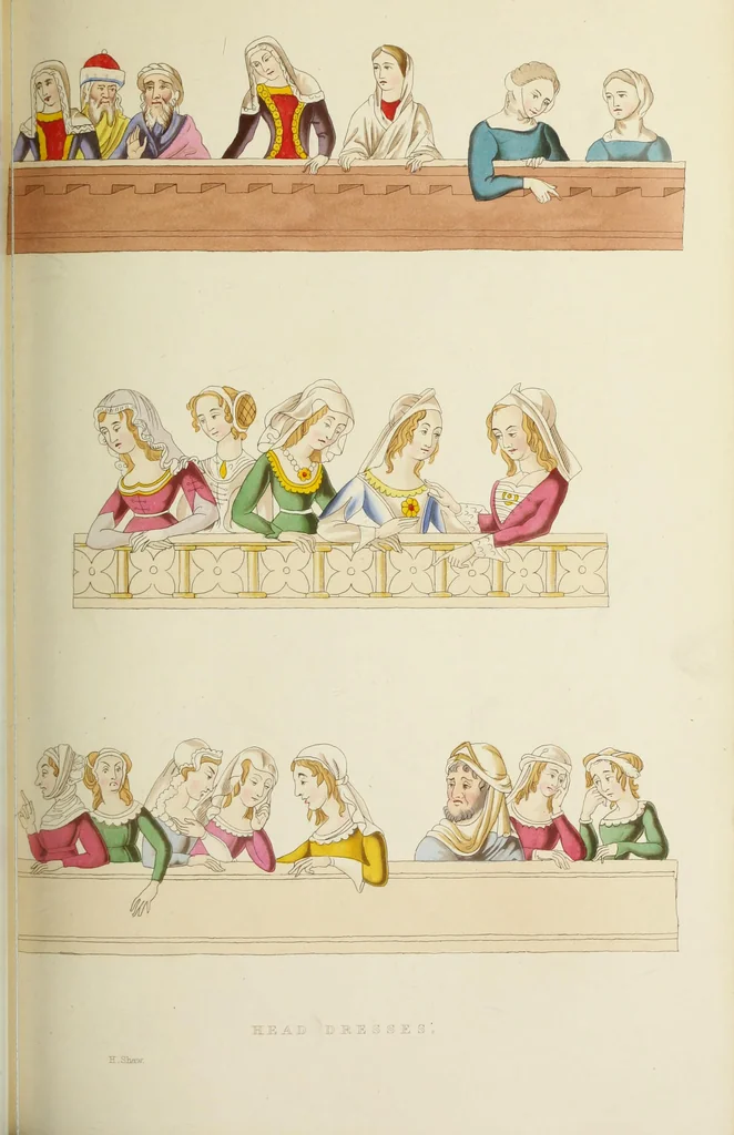 An illustration from Dresses and decorations of the Middle Ages, 1843, leaf 168