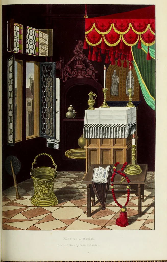 An illustration from Dresses and decorations of the Middle Ages, 1843, leaf 204