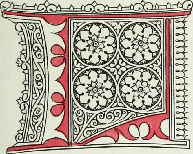 An illustration from Dresses and decorations of the Middle Ages, 1843, leaf 206