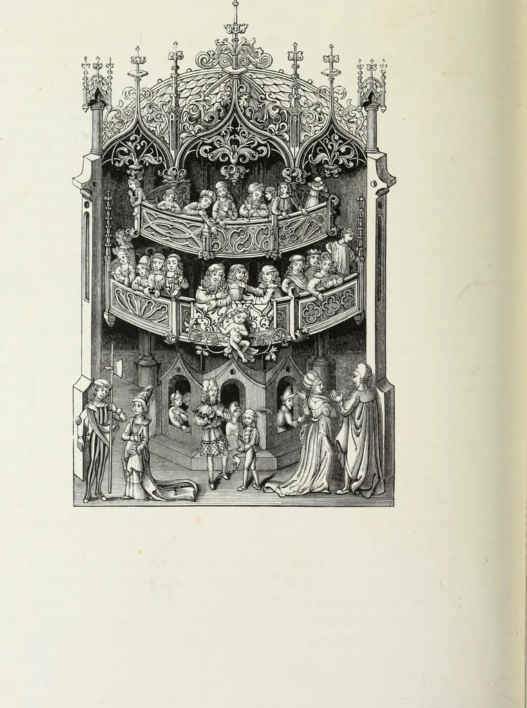 An illustration from Dresses and decorations of the Middle Ages, 1843, leaf 215