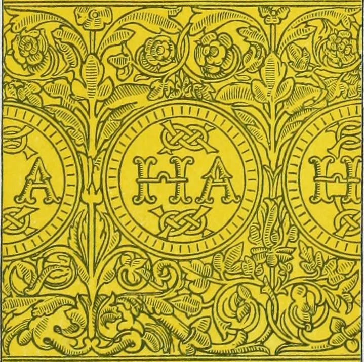 An illustration from Dresses and decorations of the Middle Ages, 1843, leaf 222