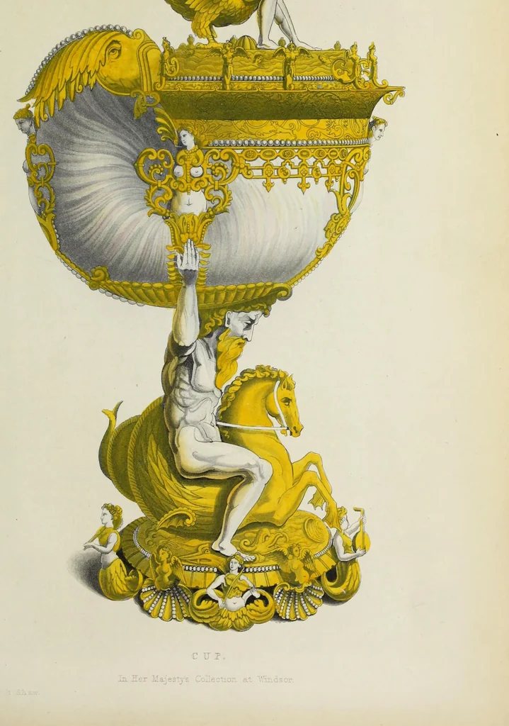 An illustration from Dresses and decorations of the Middle Ages, 1843, leaf 224