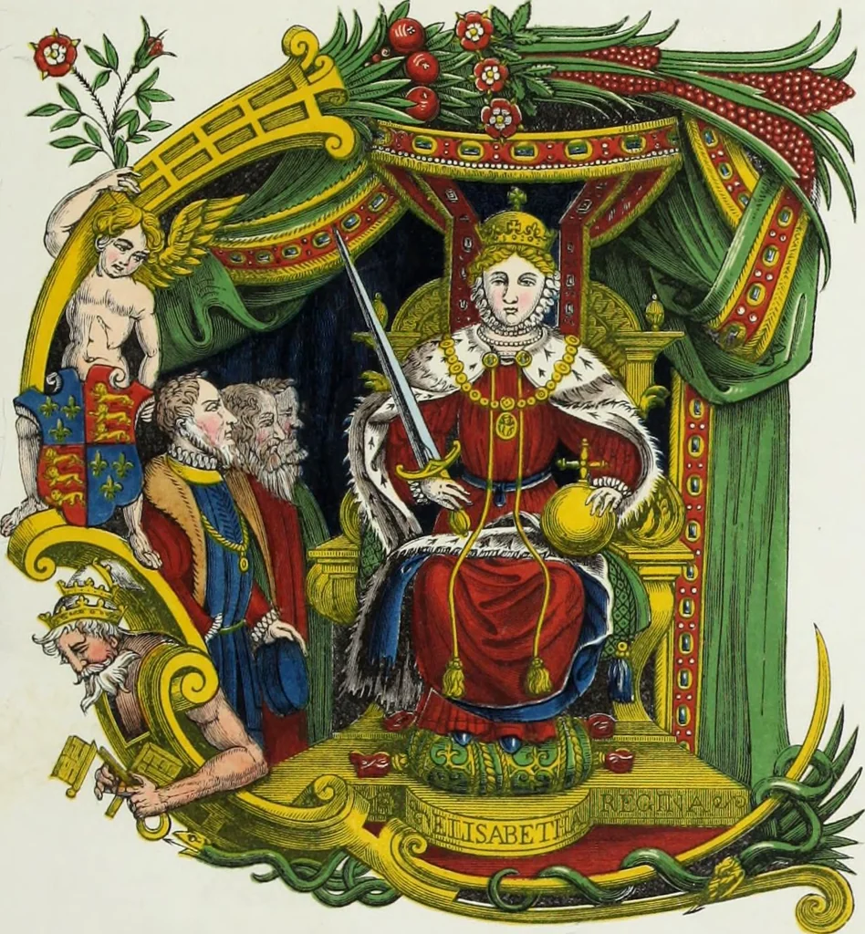 An illustration from Dresses and decorations of the Middle Ages, 1843, leaf 234