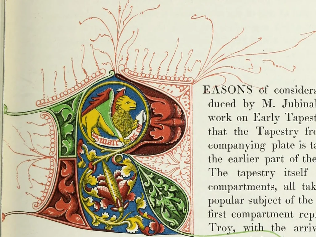 An illustration from Dresses and decorations of the Middle Ages, 1843, leaf 28