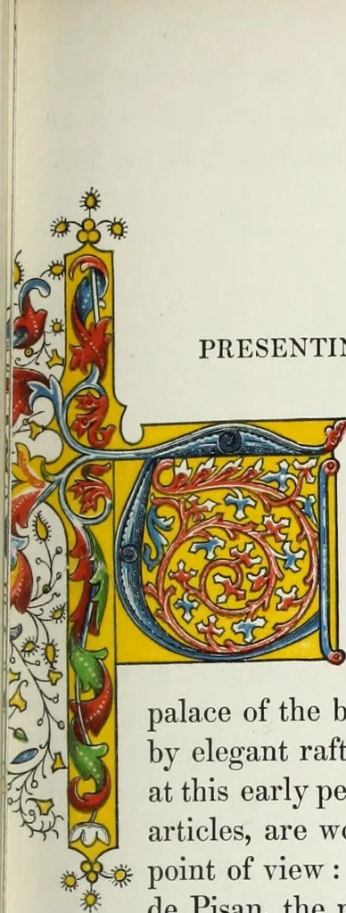 An illustration from Dresses and decorations of the Middle Ages, 1843, leaf 34