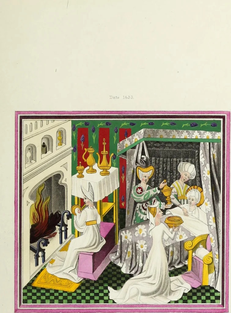 An illustration from Dresses and decorations of the Middle Ages, 1843, leaf 40