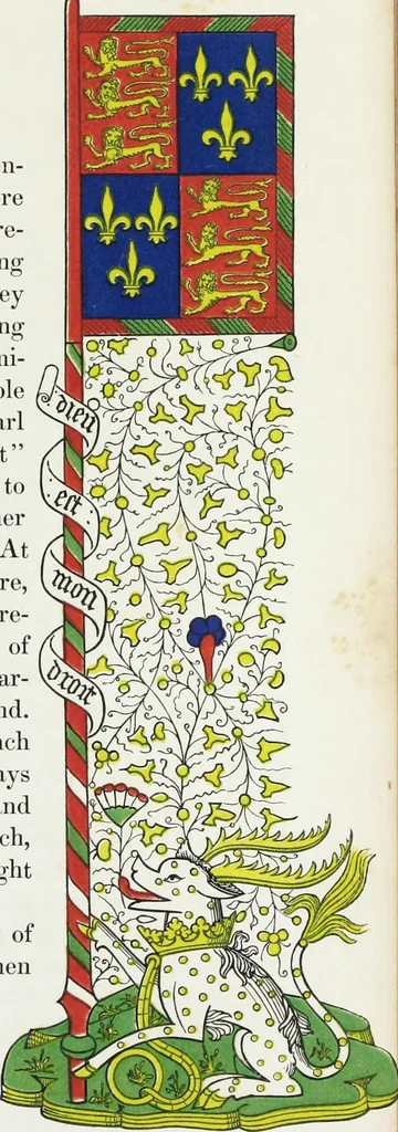 An illustration from Dresses and decorations of the Middle Ages, 1843, leaf 58