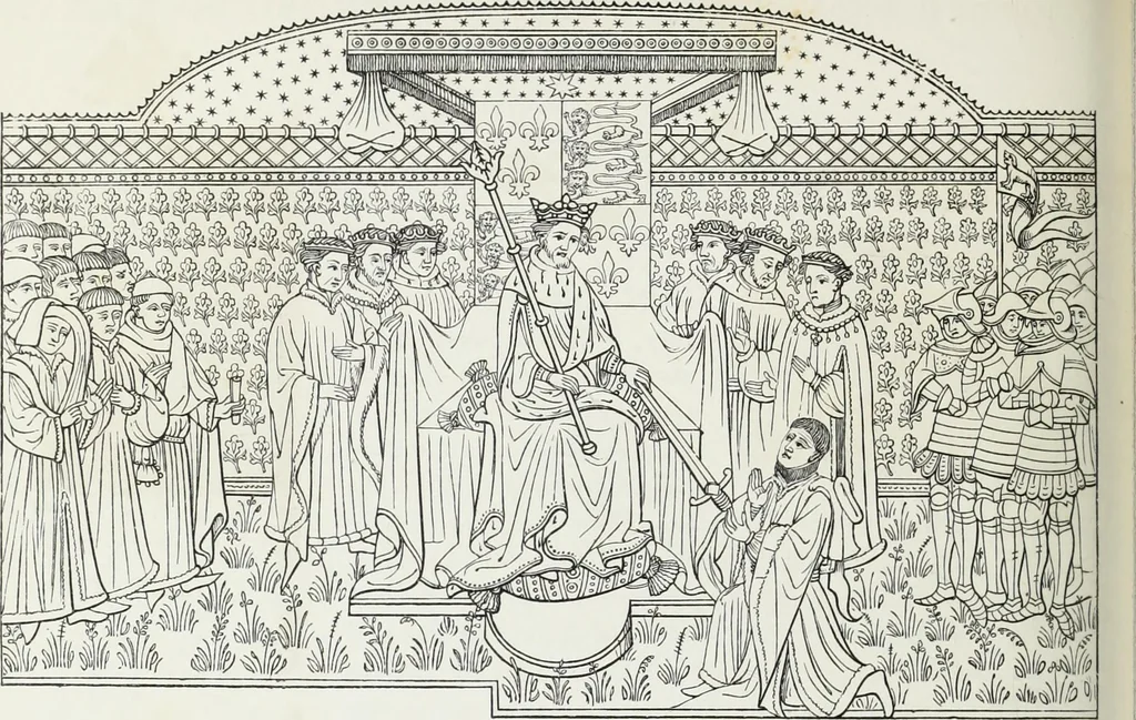 An illustration from Dresses and decorations of the Middle Ages, 1843, leaf 59