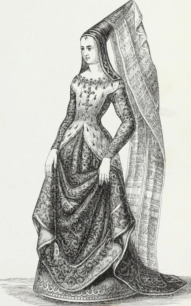 An illustration from Dresses and decorations of the Middle Ages, 1843, leaf 70