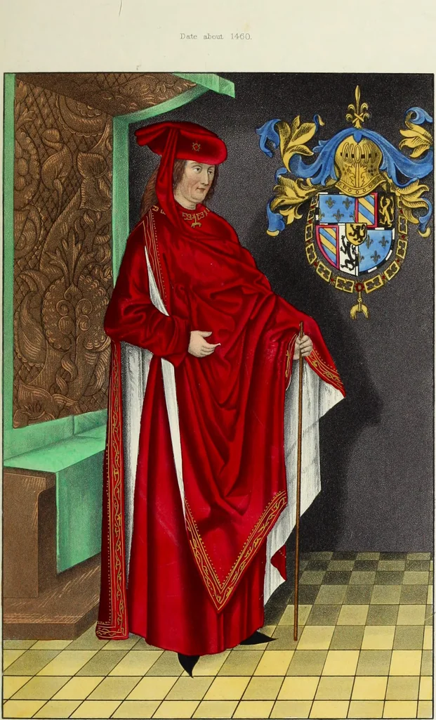 An illustration from Dresses and decorations of the Middle Ages, 1843, leaf 72