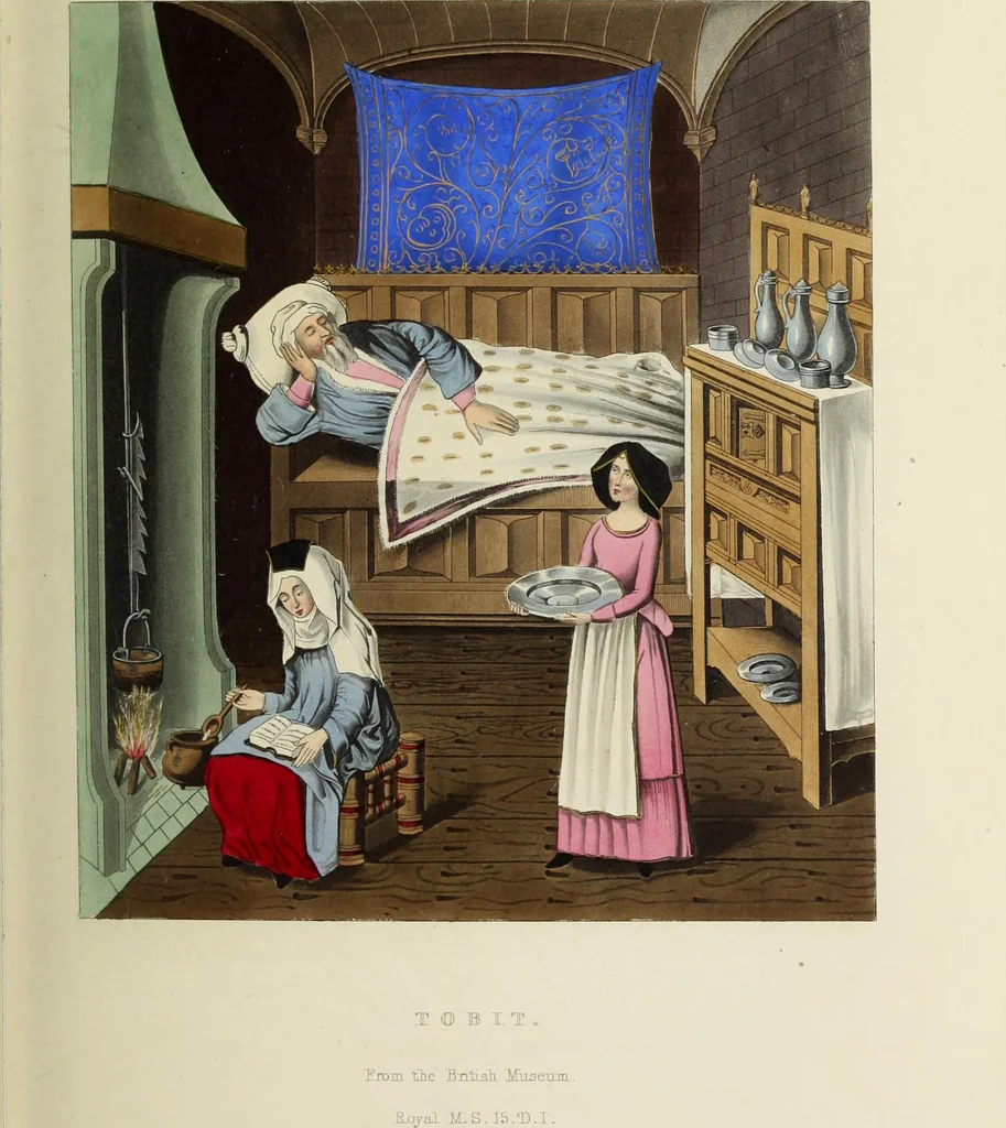 An illustration from Dresses and decorations of the Middle Ages, 1843, leaf 80