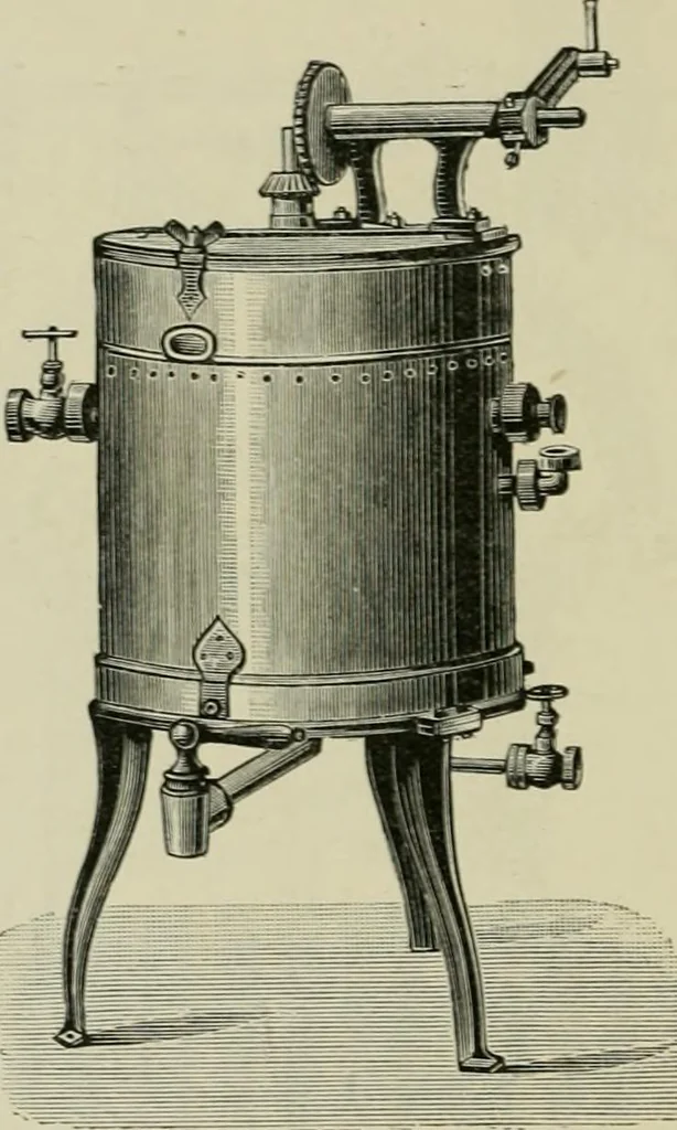 An illustration from Dressings and finishings for textile fabrics and their application; description of all the materials used in dressing textiles, 1911, leaf 134