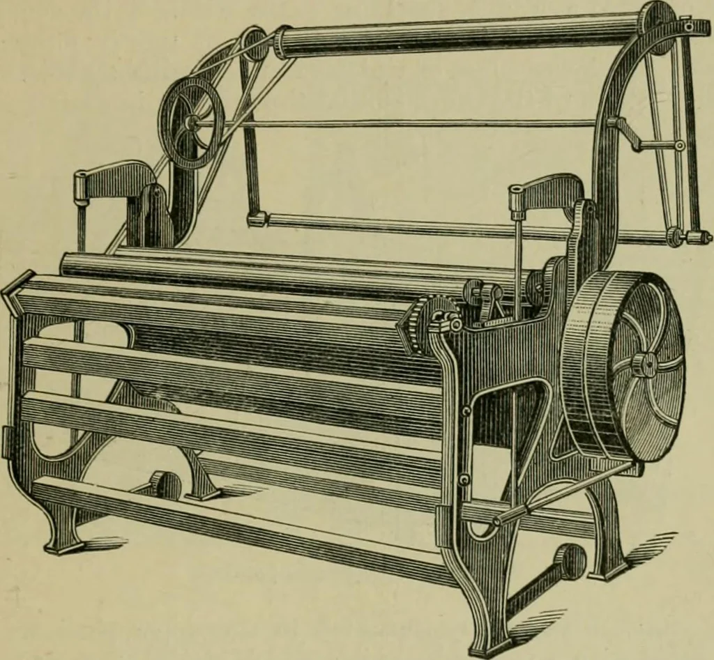 An illustration from Dressings and finishings for textile fabrics and their application; description of all the materials used in dressing textiles, 1911, leaf 257