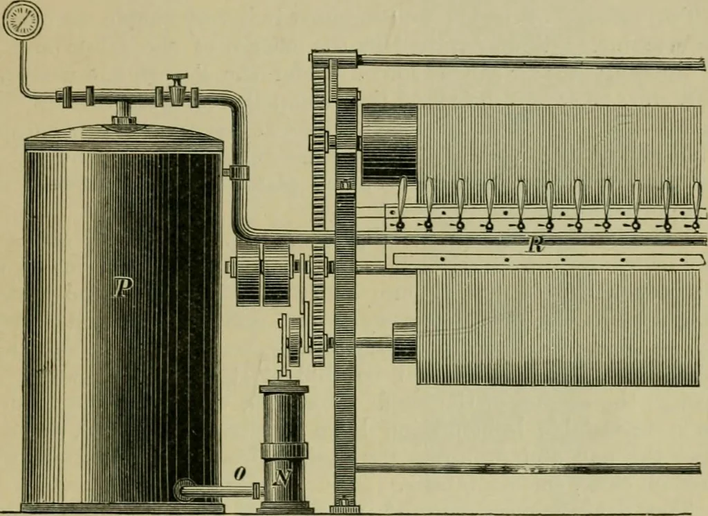 An illustration from Dressings and finishings for textile fabrics and their application; description of all the materials used in dressing textiles, 1911, leaf 259
