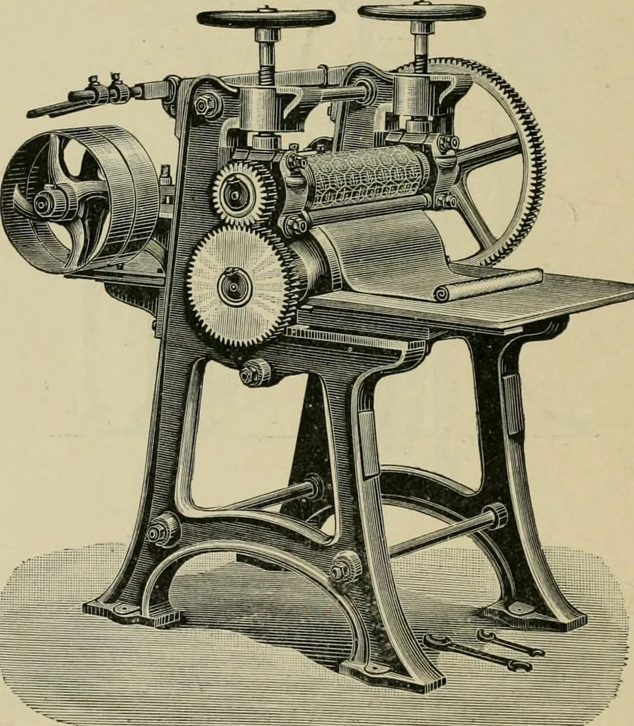 An illustration from Dressings and finishings for textile fabrics and their application; description of all the materials used in dressing textiles, 1911, leaf 266