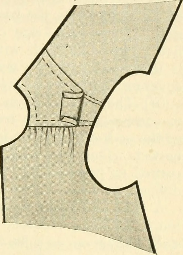 An illustration from Dressmaking, 1917, leaf 347