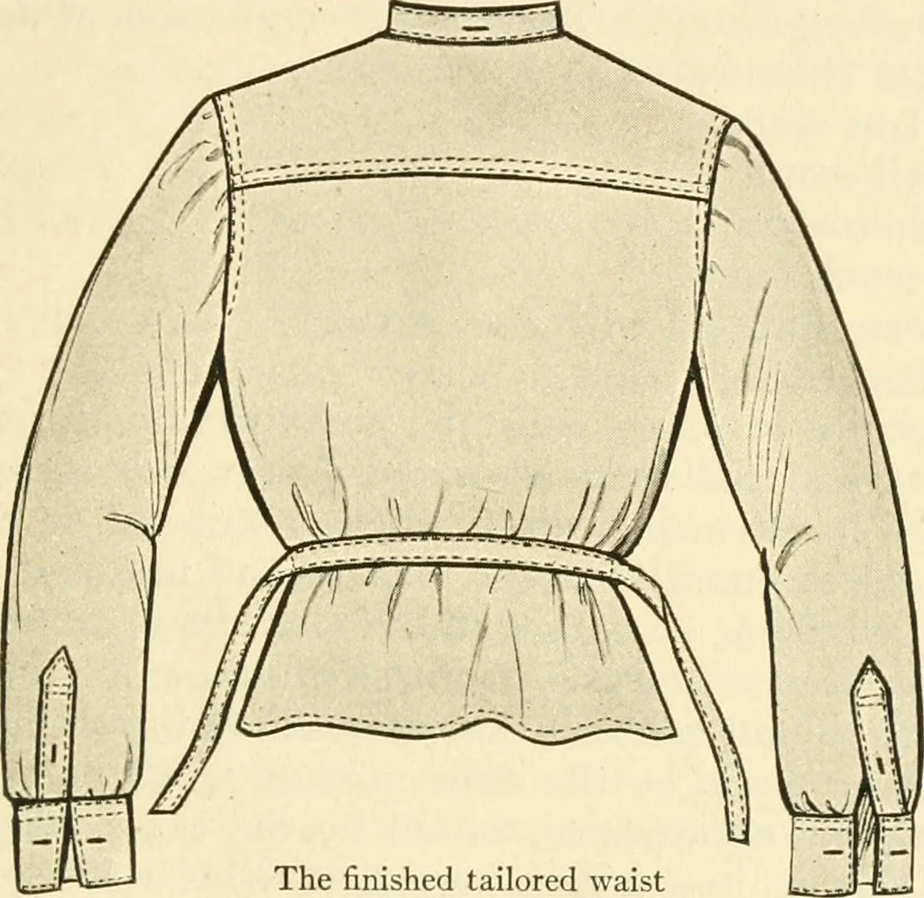An illustration from Dressmaking, 1917, leaf 351