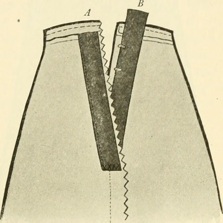 An illustration from Dressmaking, 1917, leaf 429
