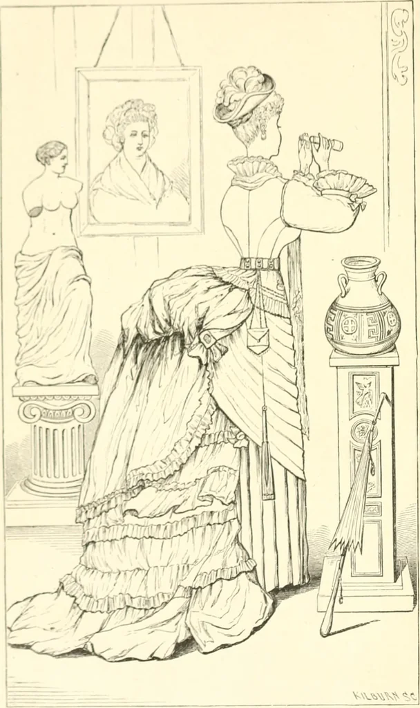 An illustration from Dress-reform : a series of lectures delivered in Boston, on dress as it affects the health of women, 1874, leaf 8