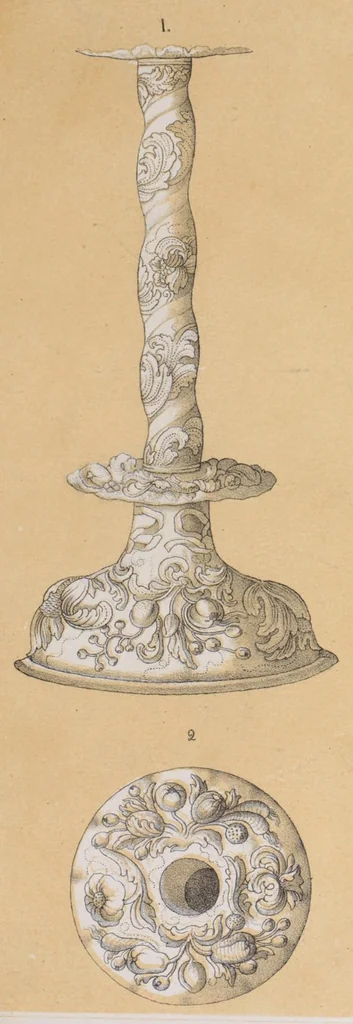 An illustration from Drevnosti Bogoi︠a︡vlenskoĭ t︠s︡erkvi v slobodi︠e︡ Msteri︠e︡, Vi︠a︡znikovskago ui︠e︡zda, Vladimīrskoĭ gubernīi, 1870, leaf 25