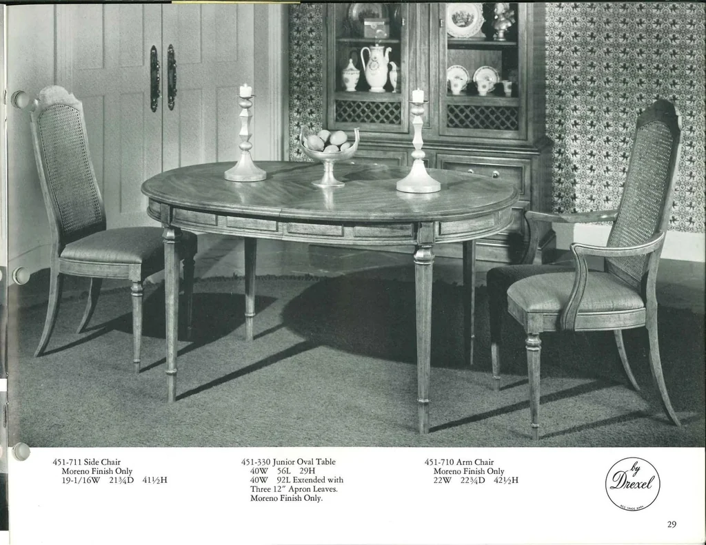 An illustration from Drexel Esperanto Furniture 1965, 1965, leaf 28