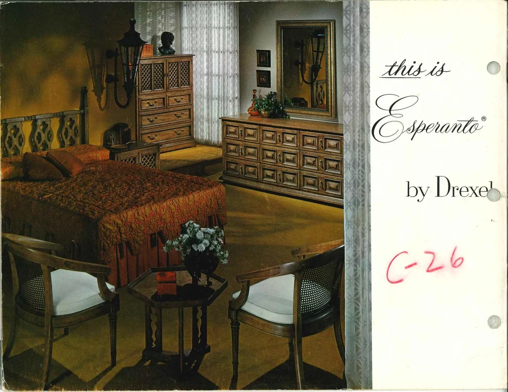 An illustration from Drexel Esperanto Furniture 1965, 1965, leaf 47