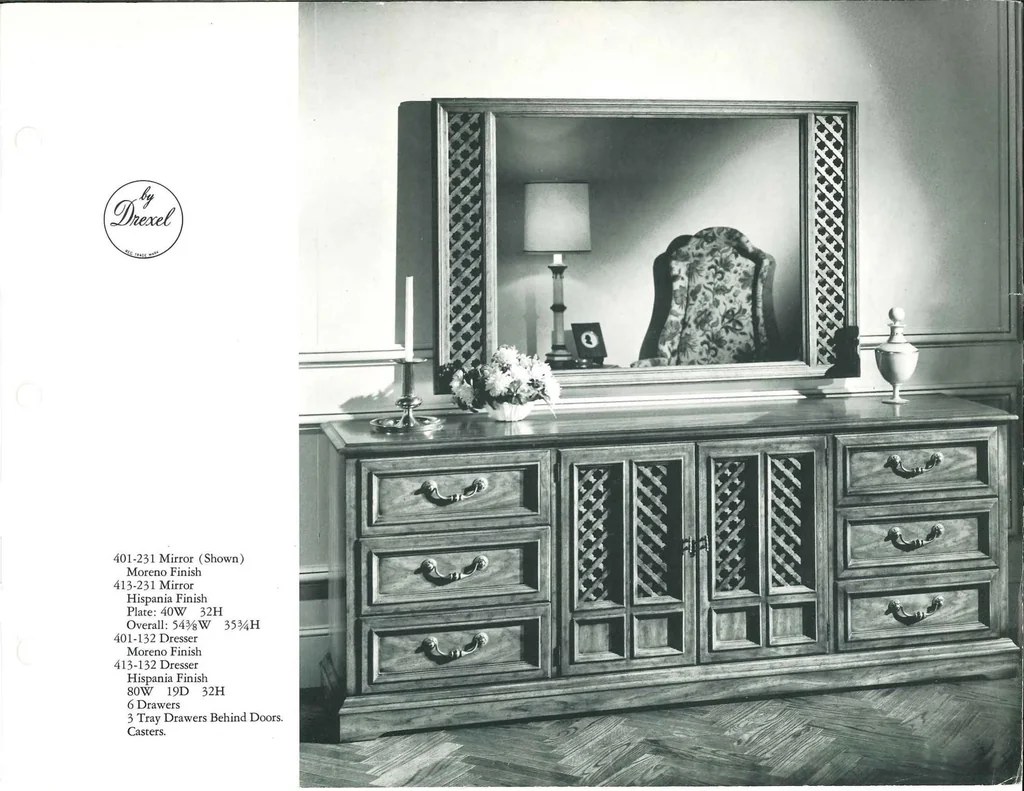 An illustration from Drexel Esperanto Furniture 1965, 1965, leaf 6