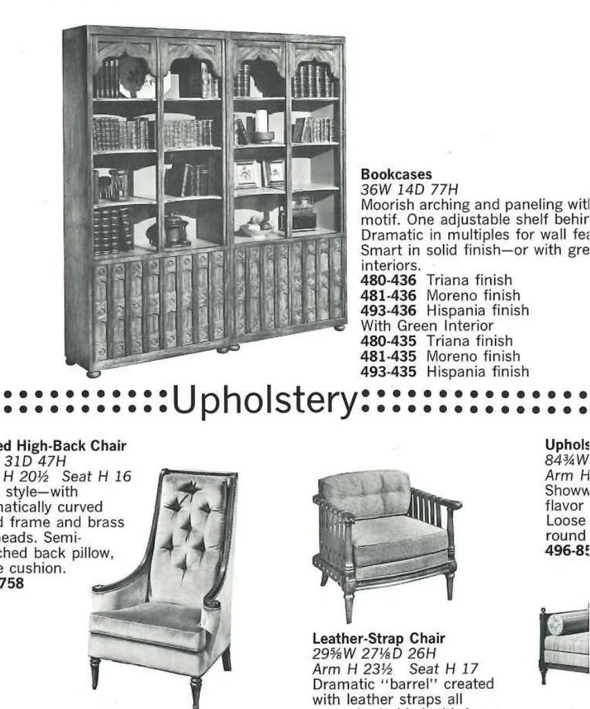 An illustration from Drexel Esperanto Furniture 1969, 1969, leaf 9