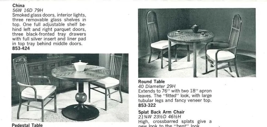 An illustration from Drexel Exponent Furniture 1970, 1970, leaf 3