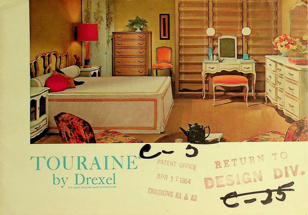 An illustration from Drexel Touraine Furniture 1964, 1964, leaf 0