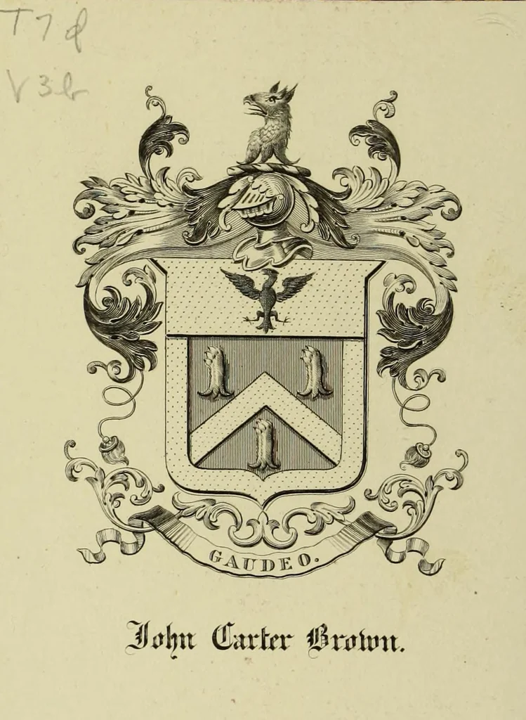 An illustration from Dreyzehente Schiffahrt darinnen ein Warhafftiger vnd Gründtlicher Bericht, von dem jtzigen Zustandt der Landtschafft Virginien; : auch wie nunmehr der Friede mit den Indianern beschlossen: vnd wie etliche Stätte vnd Vestunge alda zum Schutz des Landts von den Engelischen auffgebawet worden. Sampt einer Relation, wie König Powhatans in Virginien Tochter, Pocahuntas genant, Christlichen getaufft vnd mit einem Engelischen verheurahtet worden, sehr anmütig zu lesen, &c., 1617, leaf 2