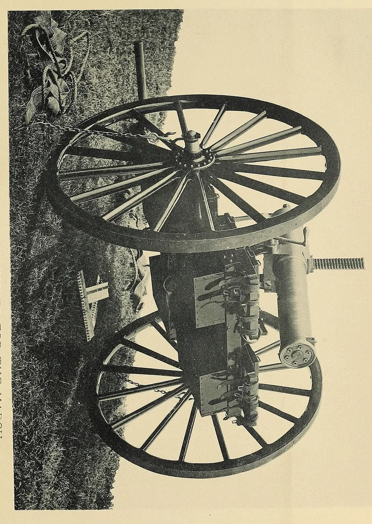 An illustration from The Driggs-Schroeder system of rapid-fire guns; guns, mounts, ammunition, 1896, leaf 149