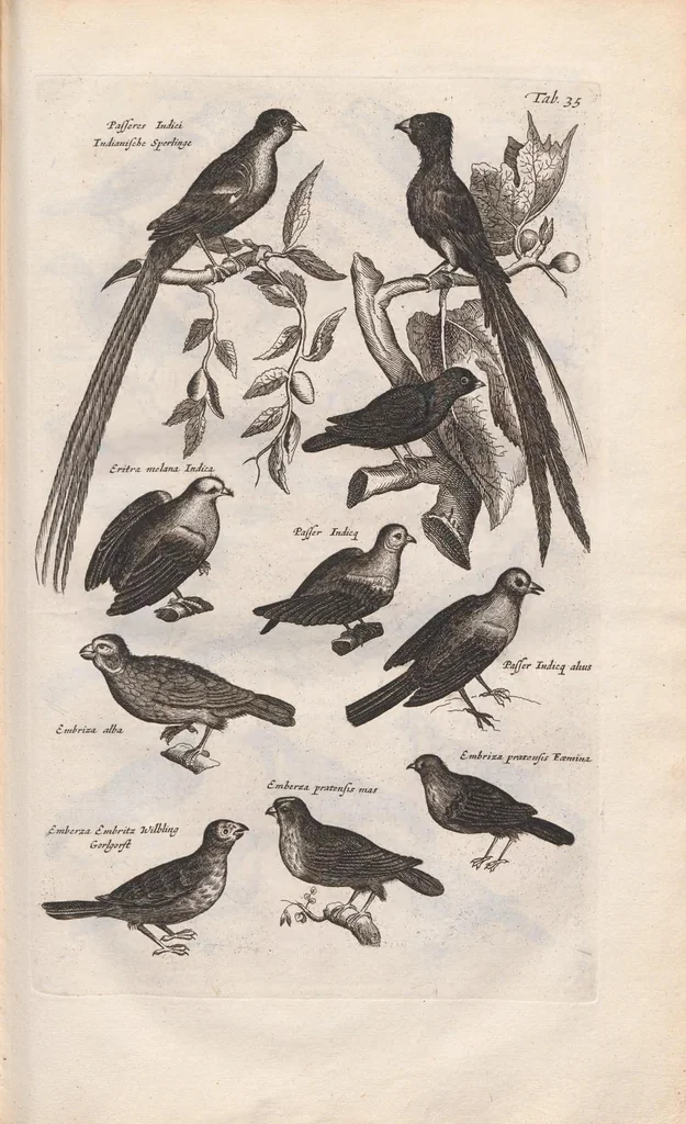 An illustration from Dr. I. Ionstons Beschrijving vande natuur der vogelen neffens haer beeldenissen in koper gesneden, 1660, leaf 151