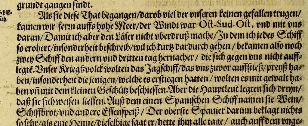 An illustration from Dritte Buch Americae, darinn Brasilia : durch Johann Staden von Homberg auss Hessen, auss eigener erfahrung in Teutsch beschrieben. Item Historia der Schiffart Ioannis Lerij in Brasilien, welche er selbst publiciert hat, jetzt von newem verteutscht, durch Teucrium Annaeum Priuatum, C. Vom Wildern vnerhörtem wesen der Innwoner, von allerley frembden Gethieren vnd Gewächsen, sampt einem Colloquio, in der Wilden Sprach., 1606, leaf 166
