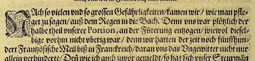 An illustration from Dritte Buch Americae, darinn Brasilia : durch Johann Staden von Homberg auss Hessen, auss eigener erfahrung in Teutsch beschrieben. Item Historia der Schiffart Ioannis Lerij in Brasilien, welche er selbst publiciert hat, jetzt von newem verteutscht, durch Teucrium Annaeum Priuatum, C. Vom Wildern vnerhörtem wesen der Innwoner, von allerley frembden Gethieren vnd Gewächsen, sampt einem Colloquio, in der Wilden Sprach., 1606, leaf 344