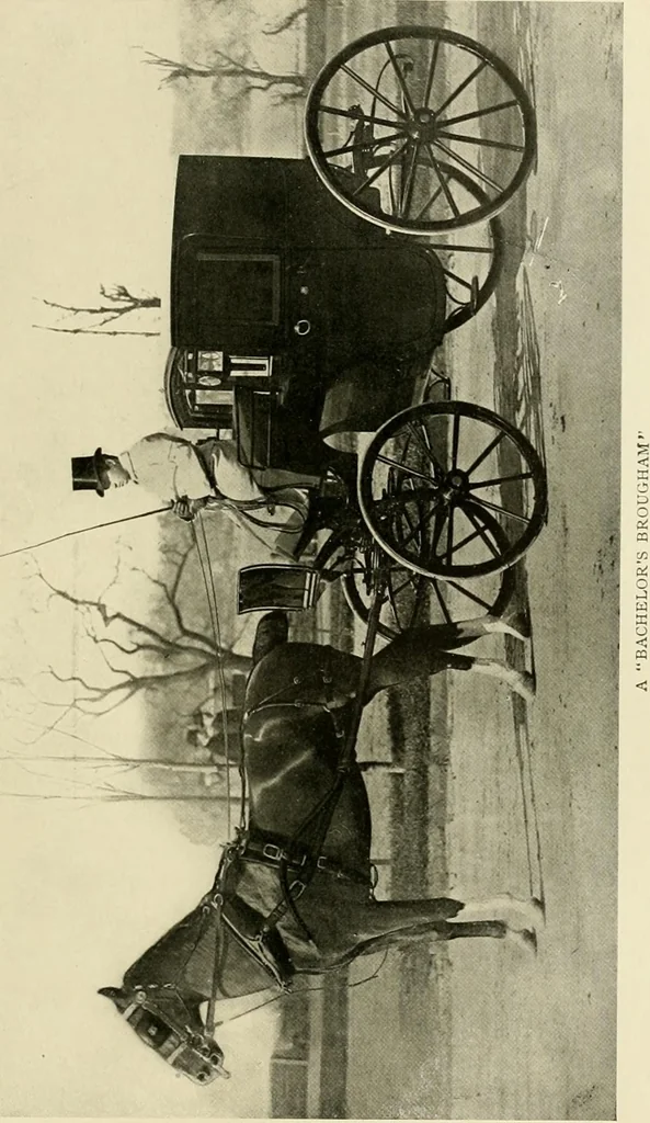 An illustration from Driving, 1903, leaf 203