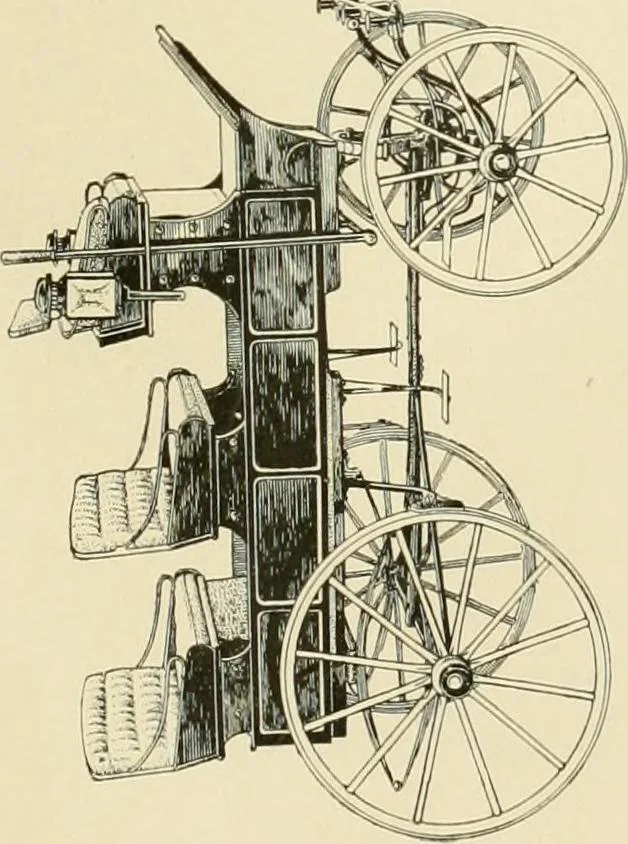 An illustration from Driving, 1903, leaf 51