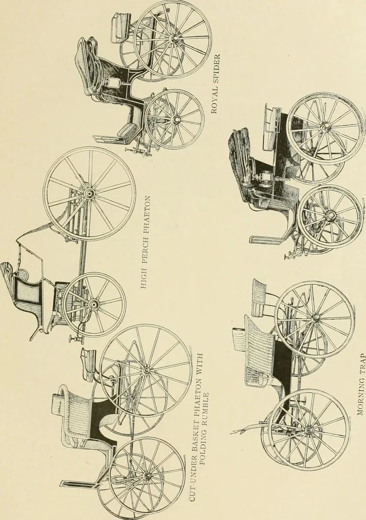 An illustration from Driving, 1903, leaf 55