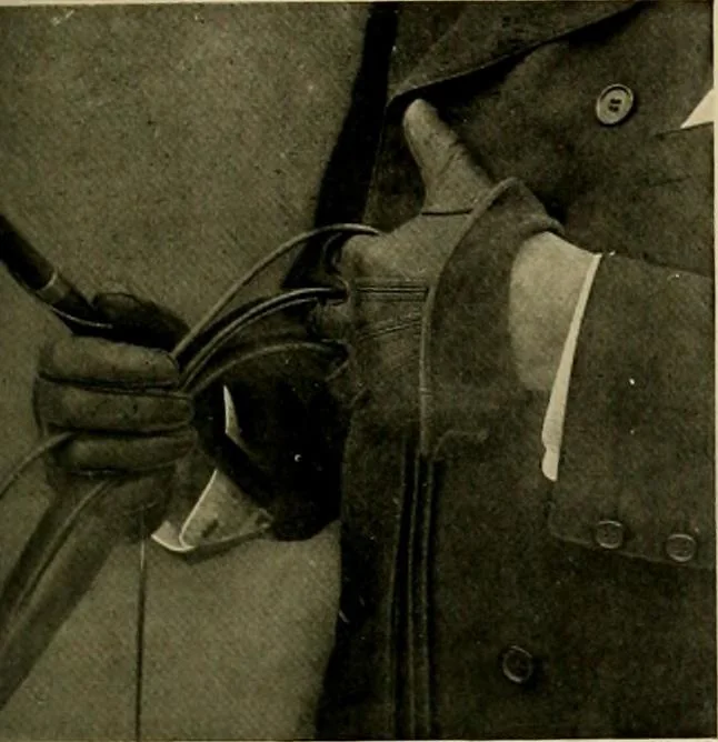 An illustration from Driving, 1903, leaf 163