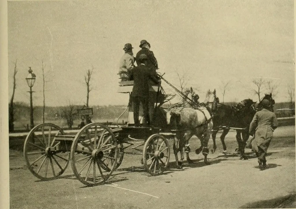 An illustration from Driving, 1903, leaf 243