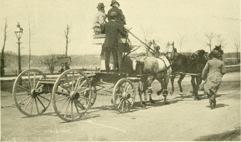 An illustration from Driving, 1903, leaf 243