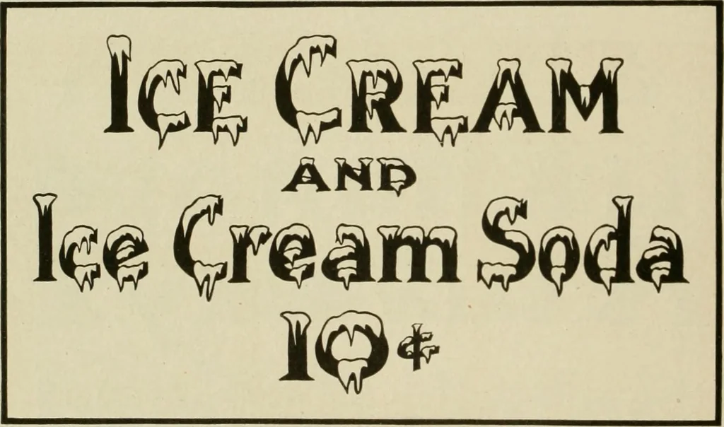 An illustration from Druggists' and dispensers' practial show card instructor .., 1914, leaf 108