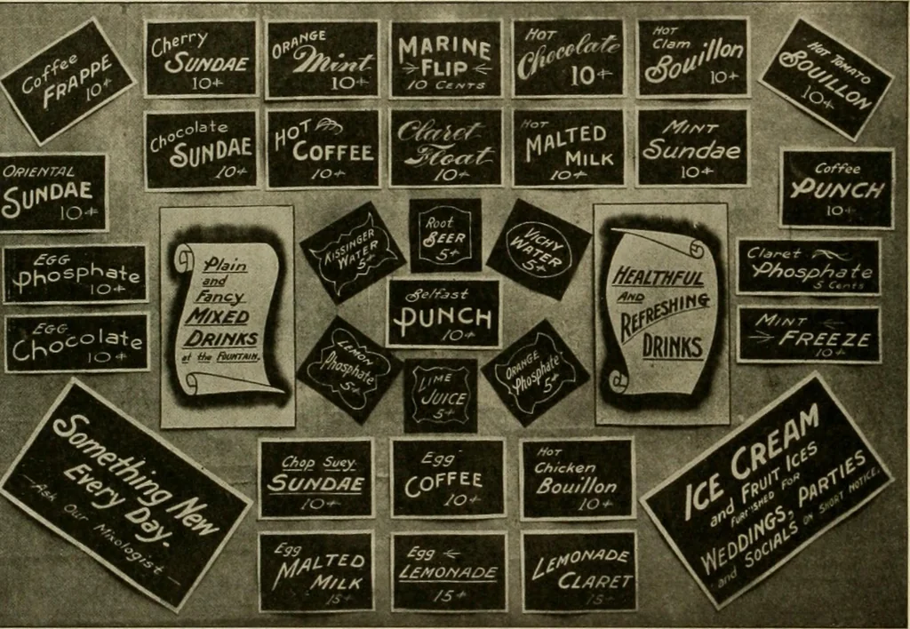 An illustration from Druggists' and dispensers' practial show card instructor .., 1914, leaf 120