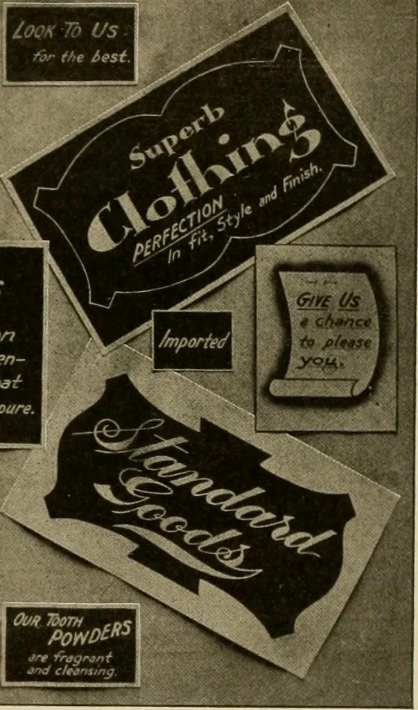 An illustration from Druggists' and dispensers' practial show card instructor .., 1914, leaf 121