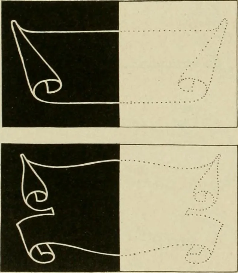 An illustration from Druggists' and dispensers' practial show card instructor .., 1914, leaf 124