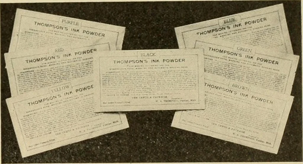 An illustration from Druggists' and dispensers' practial show card instructor .., 1914, leaf 135